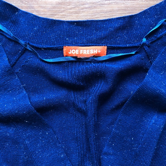 Button Up Cardigan with Silver Thread Details - Picture 6 of 7